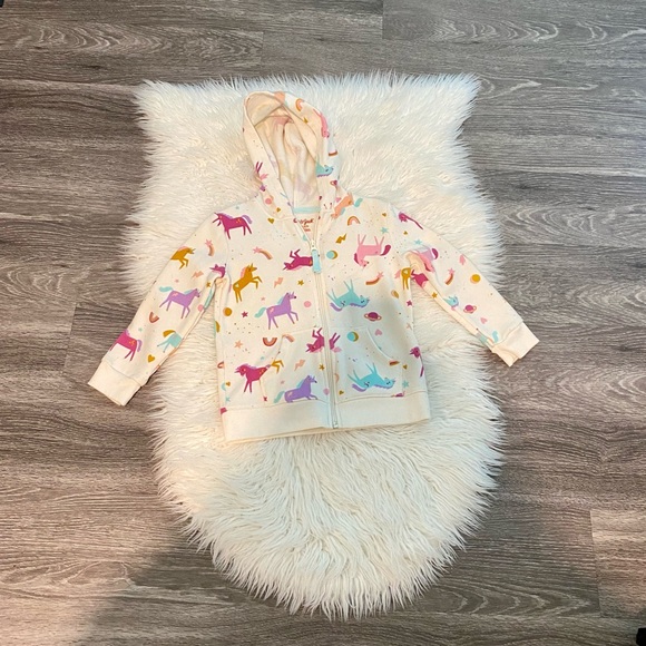 Cat & Jack Other - Cat & Jack Unicorn Girls hoodie Size XS-4/5